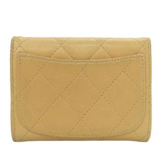 Chanel Pre-owned Wallets, female, Beige, Size: ONE SIZE Pre-owned Vintage Wallet