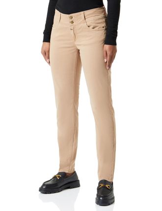Timezone Womens Slim Enyatz Slacks, Brown, 4