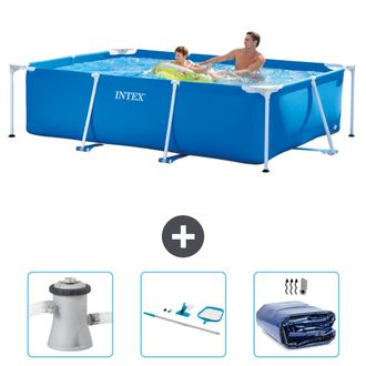 Intex Piscina Con Estructura Rectangular - 260x160x65 Cm - 6-piezas Scb81