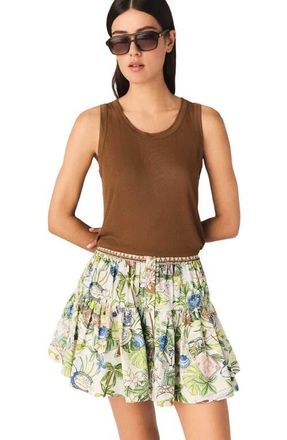 Maje Rib knit vest top in Brown at Nordstrom, Size X-Small