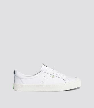Cariuma Mens Cariuma OCA Low Sneakers Off-White Leather Comfort Shoes ZAP1342