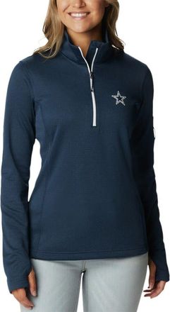 Columbia Womens Columbia Navy Dallas Cowboys Park View Omni-Wick Half-Zip Top at Nordstrom, Size Xx-Large