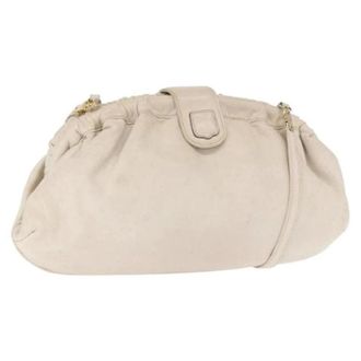 Celine Pre-owned Cross Body Bags, female, White, Size: ONE SIZE Pre-owned Vintage Cross Body Bag