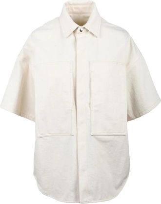 Jil Sander Oversized Cotton Shirt - White