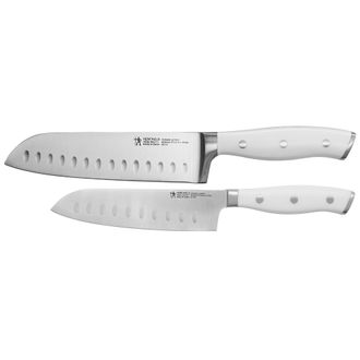 J.A. Henckels International Forged Accent 2-pc Asian Knife Set - White Handle