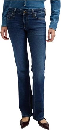 Lee Jessica Bootcut Jeans - Dames - Bootcut Jeans - Blauw - W28 - Katoen - Jeans