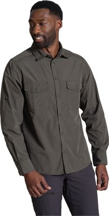 Craghoppers Heren Kiwi II shirt met lange mouwen (Cederhout)