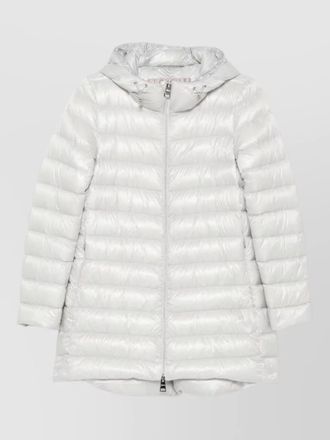 Herno ultralight hooded midi down coat
