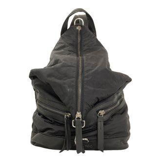 Jimmy Choo London Black Nylon Backpack (Pre-Owned)