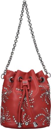 La Carrie Night Edition Bag - Dames - Schoudertassen - Rood - ONE Size - Leer - Tassen