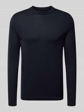 Marc O'Polo Slim Fit Pullover aus reiner Baumwolle Marc OPolo &times; DFB Travel Collection in Dunkelblau, Gr&ouml;&szlig;e XXL