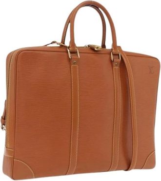 Louis Vuitton Pre-owned Epi Leather Business Bag - Heren - Vintage Tassen - Bruin - ONE Size - Leer - Vintage