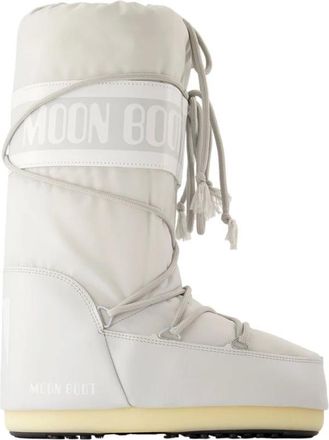 Moon Boot Schoenen, Dames, Grijs, 39 EU, Nylon, Icon Nylon Boot