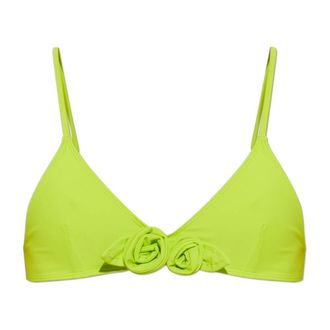 Coperni Flower Bikini Top - Dames - Bikinis - Groen - XS - Badmode