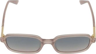 Chlo&eacute; Smalle rechthoekige zonnebril - Dames - Accessoires - Beige - Maat: 53 MM