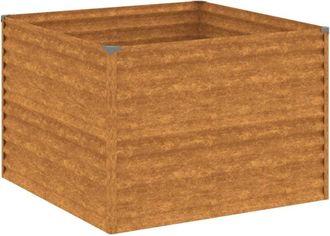 vidaXL Garden Raised Bed 100x100x69 cm Corten Steel vidaXL