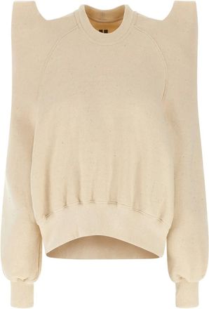 Rick Owens Felpa Tecsweat - Toni neutri