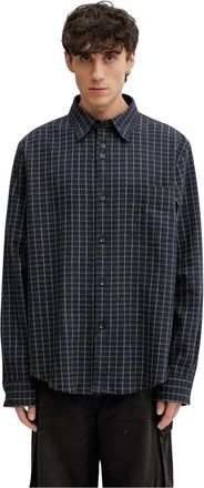 Wales Bonner Hombre, Camisas, Azul, Talla: M