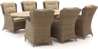 Intenso Furniture Intenso Milano/ROUGH-Y Ellips 240cm lounge-dining tuinset 7-delig