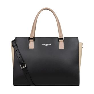 Lancaster Gladde handtas - Dames - Tassen - Zwart - Maat: ONE Size Zijde