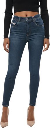 Diesel Blue Skinny High Rise Jeans