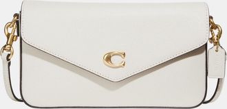 Coach Womens Wyn Crossbody Bag - White Leather - One Size
