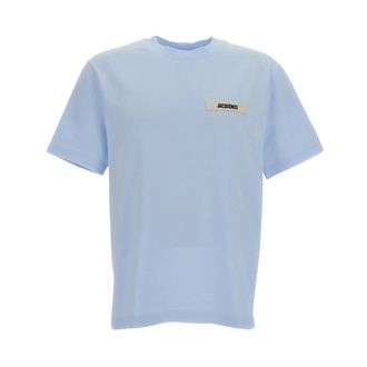 Jacquemus T-Shirts, male, Blue, Size: S T-Shirts