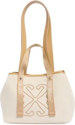 Off-white Small Classic Day Off Canvas Tote in Natural at Nordstrom Rack
