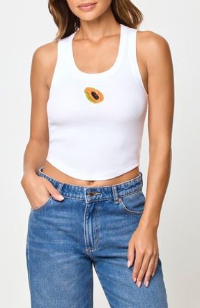 L*Space Ash Cover-Up Tank in Papaya at Nordstrom, Size X-Small