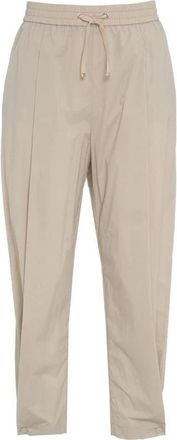 Herno Lichtgewicht Stretch Nylon Broek - Dames - Slim Fit Broeken - Beige - S - Nylon - Broeken