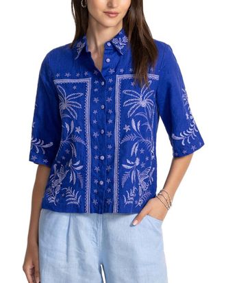 Johnny Was Winona Linen Shirt