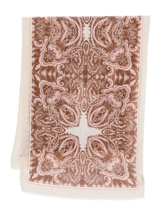 Marc O'Polo paisley-pattern scarf - women - Cotton/Modal - One Size - Neutrals