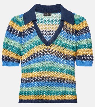 Etro Top in maglia a righe