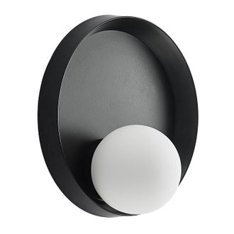 Lucande L&aacute;mpara De Pared andelina En Negro Metal - Lucande