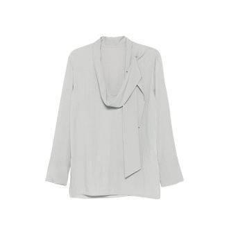 System Tie-neck Blouse