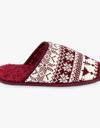 Totes Mens Totes Toasties FAIR ISLE Mens Mule Slippers Multi - Size: 11/11.5/12