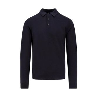 Zanone Polo Slim-Fit Flexwool - - Tops - Uomo - Blu - 2XL