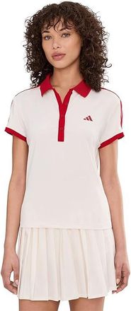 adidas Heritage Tennis Polo Womens Clothing Chalk White : 2XL, Elastane/Polyester