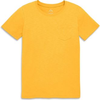 primary Unisex Fit Slub Pocket Tee in Sunflower at Nordstrom, Size Xx-Large