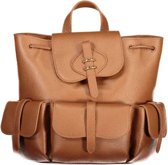 Coccinelle Brown Leather Womens Womens Backpack