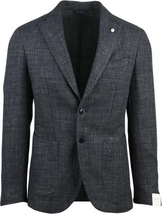 L.B.M. 1911 Giacca Sfiancata - Heren - Blazers - Zwart - 2XL - Katoen - Jassen