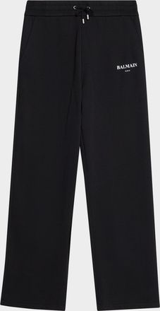 Balmain Mens Jersey Capsule Relaxed-Fit Jersey Joggers