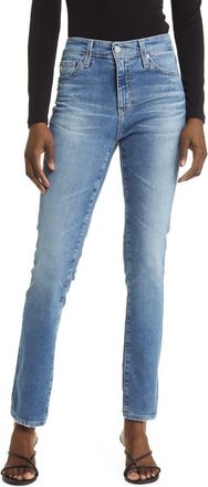 AG - Adriano Goldschmied Mari Mid Rise Slim Straight Leg Jeans in 18 Years Lakefront at Nordstrom Rack, Size 23