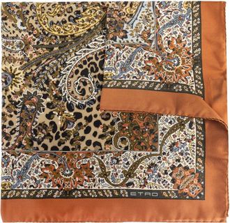 Etro Zijden Sjaal - Dames - Zijden sjaals - Veelkleurig - ONE Size - Accessoires