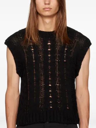 Han Kjobenhavn Maglione smanicato - Nero