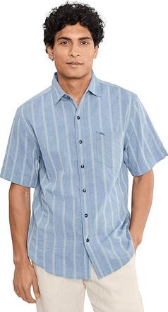 Tommy Bahama S/S Nova Wave Mens Clothing Dockside Blue : 3XL, Cotton/Lyocell/Spandex