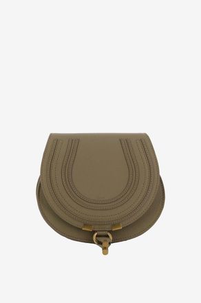 Chlo&eacute; Schultertasche aus genarbtem Leder Marcie Small