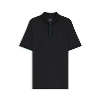 BOSS x ASTON MARTIN polo shirt in mercerized cotton