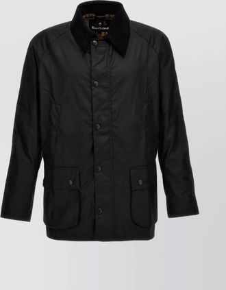 Barbour waxed cotton regular-fit jacket