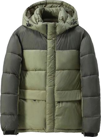 Generic Men Winter Coats Thicken Puffer Jacket Waterproof Warm Winter Bubble Coats Ski Snow Parka with Hood Army Green Large